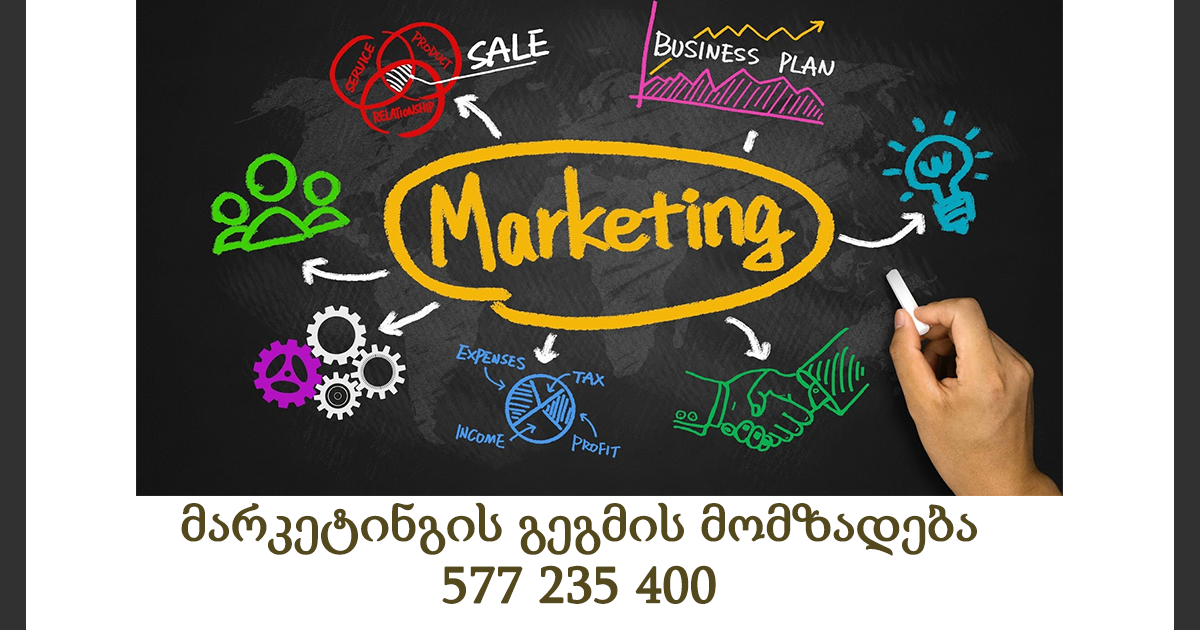 მარკეტინგის გეგმის მომზადება 577 235 400